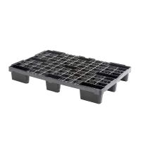 Palete Plástica 1140x760x155mm para contentor marítimo - topo perfurado