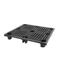 Palete 1140x1140x145 mm - Plástico PE, empilhável, 1200 kg, com rebordo