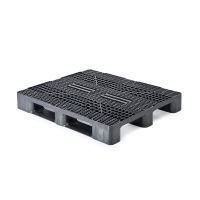 Palete de plástico 1200x1000x160mm - 3 patins-para cargas pesadas