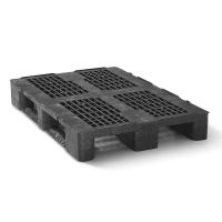 Palete de plástico - 1200x800x150mm - para cargas pesadas