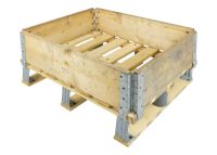 Colar de madeira para palete 800x600mm - 4 dobradiças - Usado