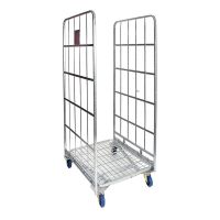 Roll container de baixo ruído com duas laterais 800x720x1715mm - encaixável