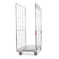 Roll container 2-laterais 800x700x1770mm encaixável - com tiras