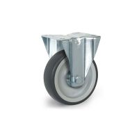 Roda fixa de 100 mm de diâmetro - baixo nível de ruído