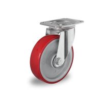 Roda125 milímetros de diâmetro rolamento de esferas - PA / PU