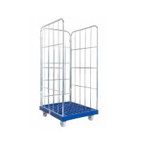 Roll Container recipiente 3 laterais 810x720x1620mm - com alça