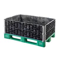 Colar de plástico 1200x800x200mm - 4 dobradiças