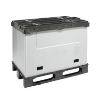 Contentor dobrável de plástico, Tripbox, 1220x820x928mm