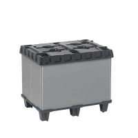 Contentor dobrável de plástico, Tripbox, 810x612x765mm