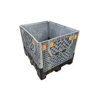 Contentor plástico, Magnum Optimum, usado, dobrável, 1200x1000x975mm- usado