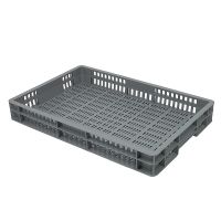Caixa Euronorm perfurada, 15 litros, 600x400x80mm
