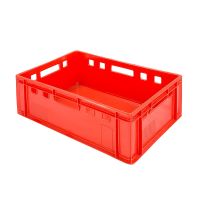 Caixa empilhável E2 600x400x200mm - fechada - para carne