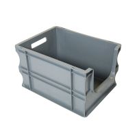 Caixa Euronorm com uma pega aberta, empilhável, plástico PP 400x300x235mm