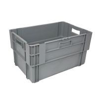 caixa plástica 600x400x320 mm - encaixável e empilhável