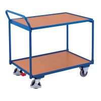 Carrinho plataforma 1125x625x1010mm com duas prateleiras