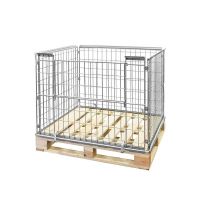 Colar em malha metálica galvanizada 1220x1020x870mm- para paletes