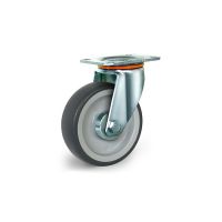 Roda giratória - 100 mm de diâmetro - redução de ruído