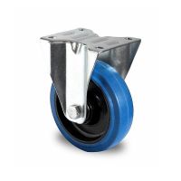 Rodízio fixo 160 mm - Rolamento Duplo, Poliamida