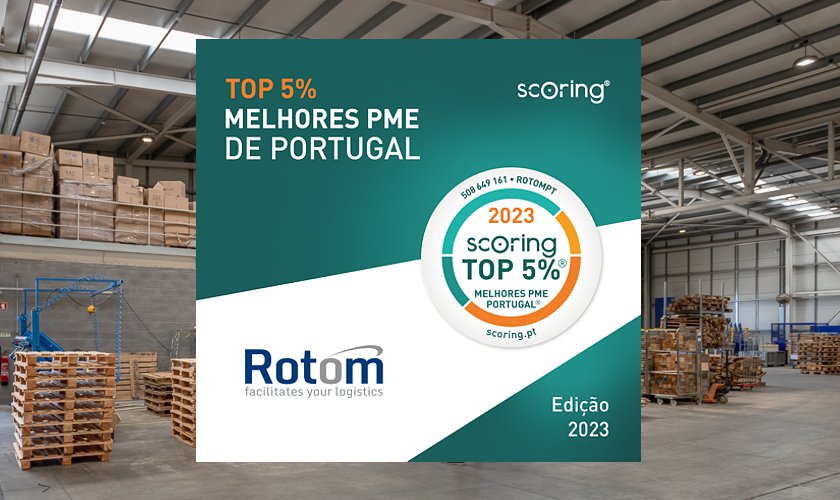 Rotompt, Lda. entre as TOP 5% na edição de 2023 da SCORING