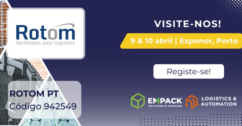 Rotom Portugal volta a marcar presença na Empack e Logistics & Automation Porto