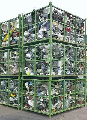 Utilizar embalagens logísticas adequadas para o processo de reciclagem de produtos eléctricos