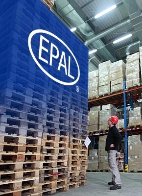 Reparação de paletes de acordo com a última classificação EPAL