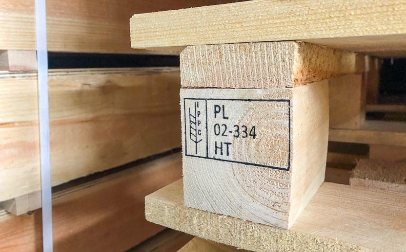 Características da marcação ISPM15 nas embalagens em madeira
